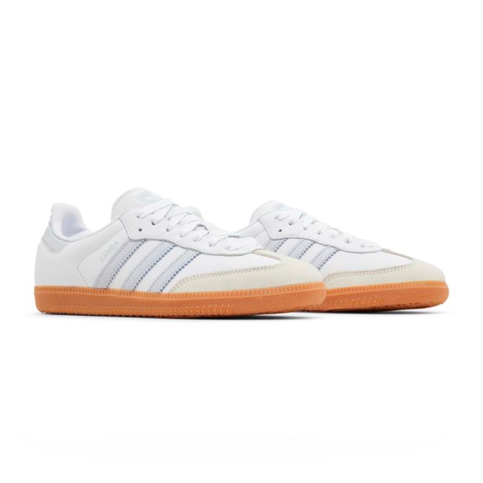 Adidas Samba Og White Halo Blue Gum (Women's) - Ie0877